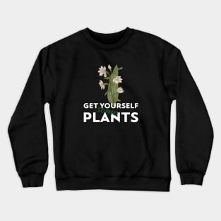 Plants Leaf Blume Leaves Design Crewneck Sweatshirt